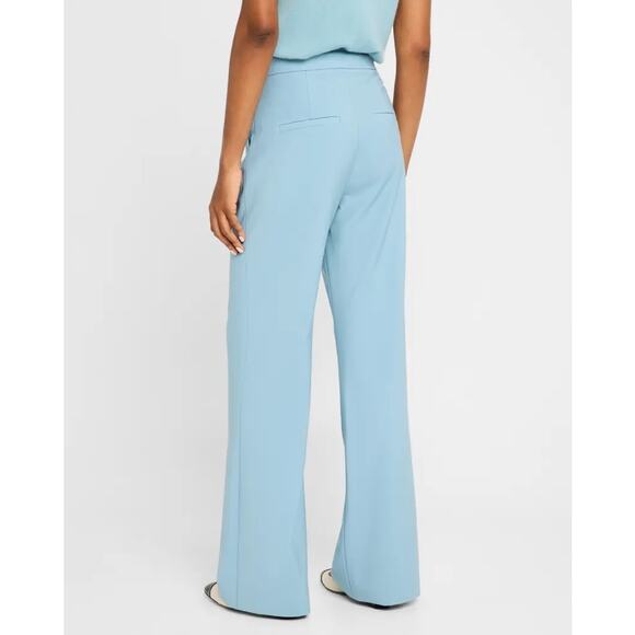 VERONICA BEARD Robinne Stretch Virgin Wool Blend Blue Pants - Picture 7 of 15